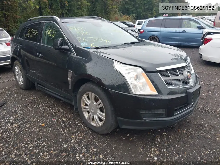 2012 Cadillac Srx Luxury Collection VIN 3GYFNDE31CS629182 фото 1