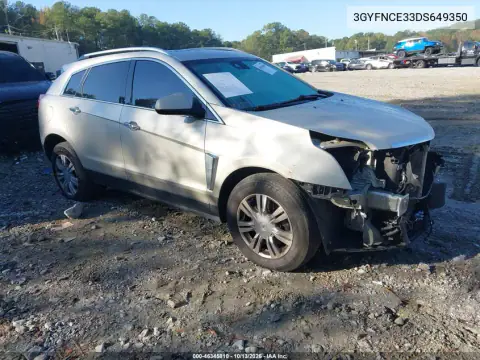 3GYFNCE33DS649350 — 2013 Cadillac SRX, Передняя часть, фото до ремонта