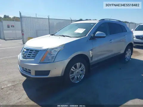 2014 Cadillac Srx Standard VIN 3GYFNAE34ES518482 фото 2