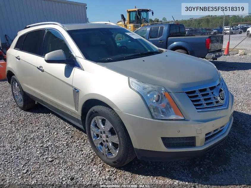 2015 Cadillac Srx Luxury Collection VIN 3GYFNBE35FS518319 фото 2