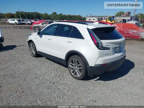 2019 Cadillac Xt4 Sport VIN 1GYFZFR47KF106903 фото 3