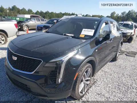 1GYFZER42KF208121 — 2019 Cadillac XT4, фото 2 с аукциона IAAI, Передняя часть справа