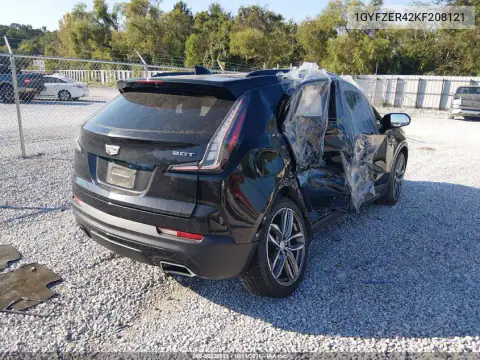 1GYFZER42KF208121 — 2019 Cadillac XT4, фото 4 с аукциона IAAI, Передняя часть справа