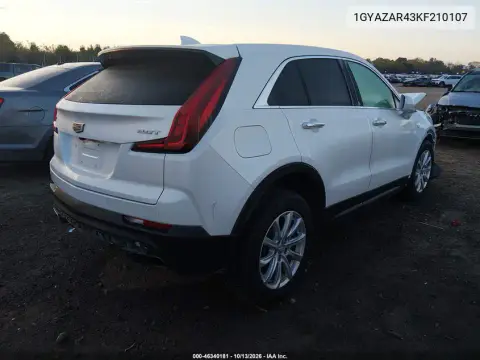 2019 Cadillac Xt4 Luxury VIN 1GYAZAR43KF210107 фото 5