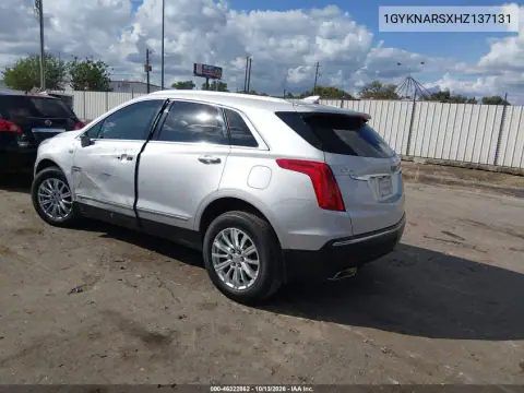 1GYKNARSXHZ137131 — 2017 Cadillac XT5, фото 4 с аукциона IAAI, Передний левый