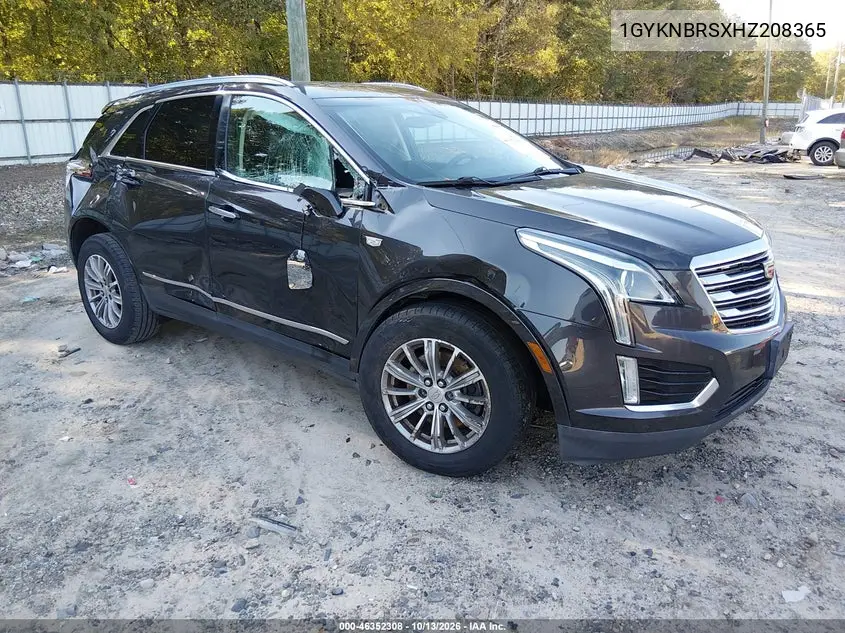 1GYKNBRSXHZ208365 — 2017 Cadillac XT5, фото 2 с аукциона IAAI, Боковая часть