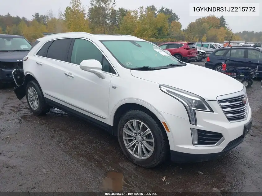 1GYKNDRS1JZ215772 — 2018 Cadillac XT5, фото 2 с аукциона IAAI, Справа сзади