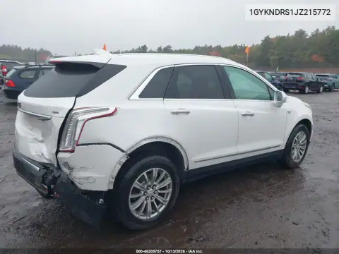 1GYKNDRS1JZ215772 — 2018 Cadillac XT5, фото 5 с аукциона IAAI, Справа сзади