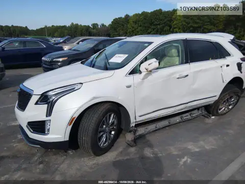 2022 Cadillac Xt5 Fwd Premium Luxury VIN 1GYKNCRS9NZ103589 фото 2