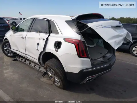 2022 Cadillac Xt5 Fwd Premium Luxury VIN 1GYKNCRS9NZ103589 фото 3