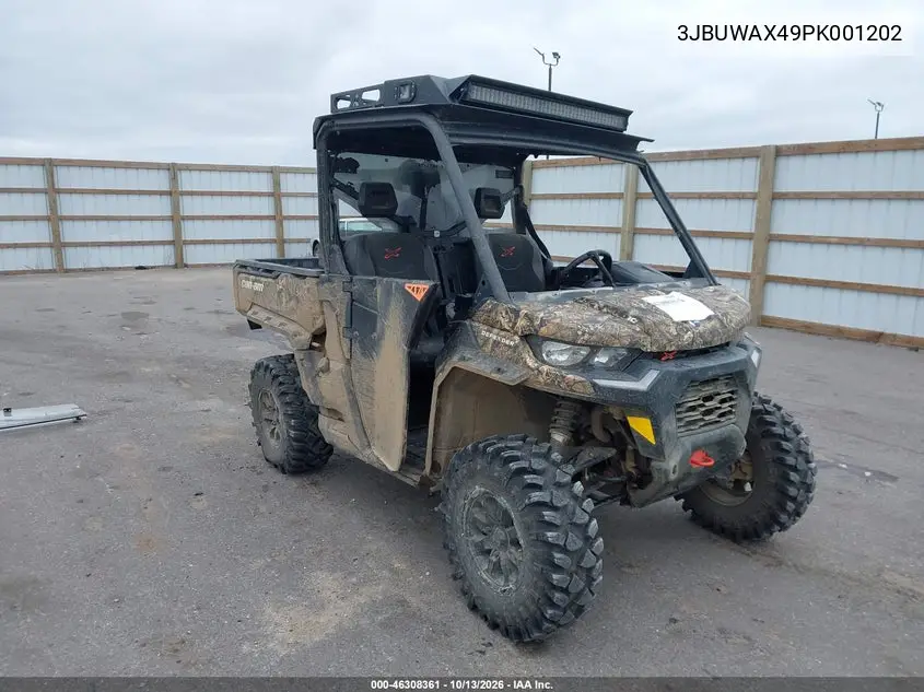 2023 Can-Am Defender X Mr Hd10 VIN 3JBUWAX49PK001202 фото 2