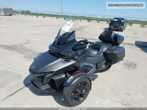 2022 Can-Am Spyder Roadster Rt/Rt Limited VIN 2BXNBDD20NV003231 фото 3