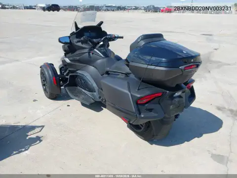 2022 Can-Am Spyder Roadster Rt/Rt Limited VIN 2BXNBDD20NV003231 фото 4
