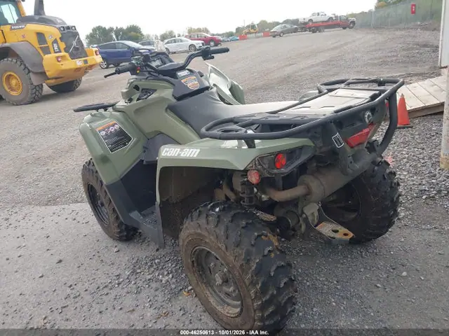 3JBLGAT43JJ000011 — 2018 Can-Am Outlander 570/570 Dps, фото 3 с аукциона IAAI 13.10.2026, Передняя часть