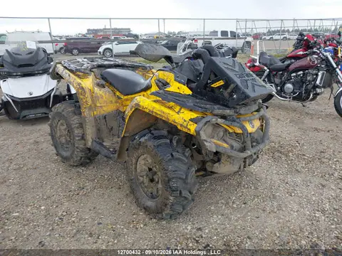 3JBLKCJ13EJ000986 — 2014 Can-Am Outlander 650 Xt, Roll Over, фото до ремонта