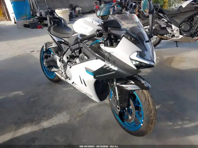 LCEPEVLP3S6000483 — 2025 Cf Moto 675SS, Передняя часть (Front End), фото до ремонта
