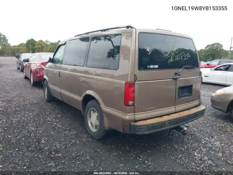 2000 Chevrolet Astro VIN 1GNEL19W8YB153355 фото 3