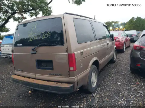 2000 Chevrolet Astro VIN 1GNEL19W8YB153355 фото 4