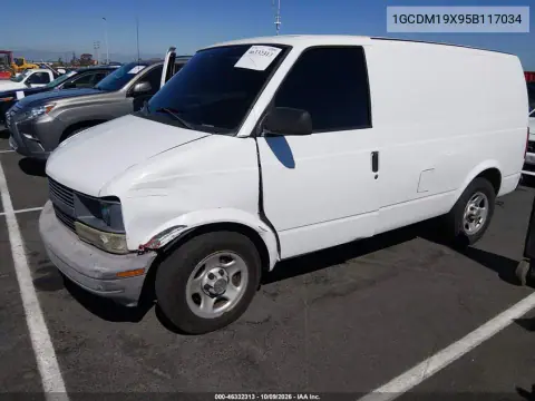 2005 Chevrolet Astro VIN 1GCDM19X95B117034 фото 3