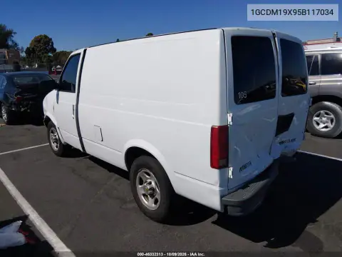 2005 Chevrolet Astro VIN 1GCDM19X95B117034 фото 4
