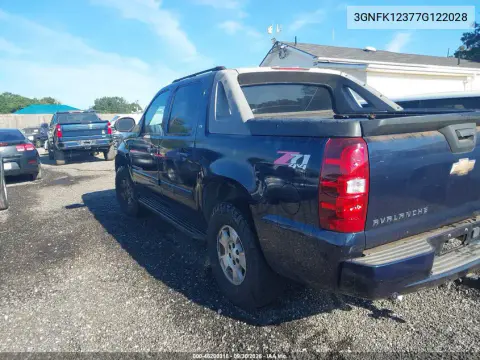 2007 Chevrolet Avalanche Lt W/3Lt VIN 3GNFK12377G122028 фото 4