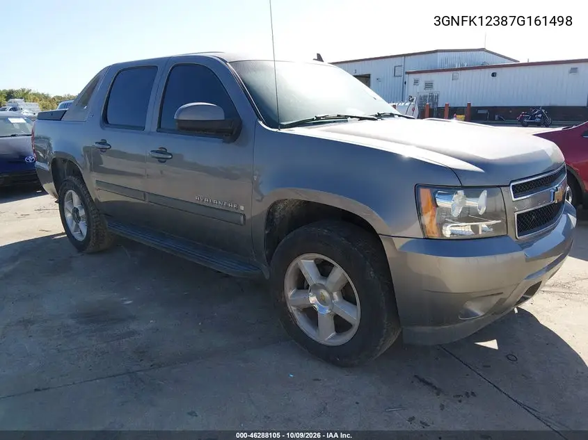 2007 Chevrolet Avalanche 1500 Lt VIN 3GNFK12387G161498 фото 2