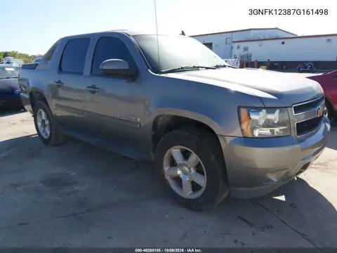 3GNFK12387G161498 — 2007 Chevrolet Avalanche, Естественный износ, фото до ремонта