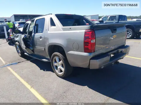 2012 Chevrolet Avalanche 1500 Lt1 VIN 3GNTKFE75CG196668 фото 3