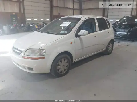 2004 Chevrolet Aveo Ls VIN KL1TJ62644B183421 фото 3
