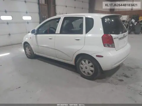 2004 Chevrolet Aveo Ls VIN KL1TJ62644B183421 фото 4