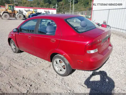 2006 Chevrolet Aveo Lt VIN KL1TG56616B602489 фото 4