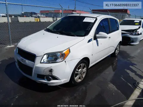 2009 Chevrolet Aveo Lt W/2Lt VIN KL1TG66E09B322337 фото 3