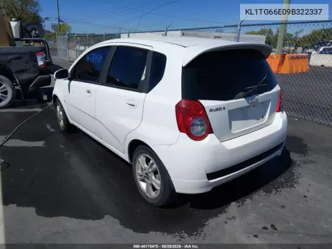 2009 Chevrolet Aveo Lt W/2Lt VIN KL1TG66E09B322337 фото 4