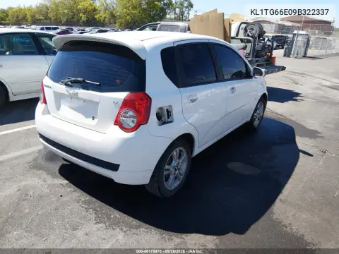 2009 Chevrolet Aveo Lt W/2Lt VIN KL1TG66E09B322337 фото 5