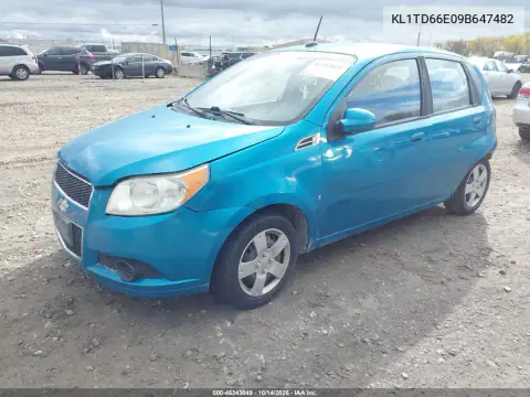 KL1TD66E09B647482 — 2009 Chevrolet Aveo, фото 3 с аукциона IAAI, Задняя часть