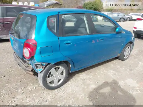KL1TD66E09B647482 — 2009 Chevrolet Aveo, фото 5 с аукциона IAAI, Задняя часть