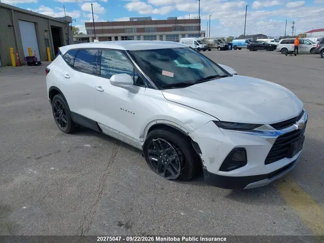 3GNKBHRS4MS579845 — 2021 Chevrolet Blazer LT, Передняя часть справа (Right Front), фото до ремонта