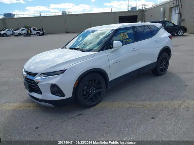 3GNKBHRS4MS579845 — 2021 Chevrolet Blazer LT, фото 2 с аукциона IAAI 29.09.2026, Передняя часть справа