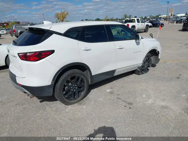 3GNKBHRS4MS579845 — 2021 Chevrolet Blazer LT, фото 4 с аукциона IAAI 29.09.2026, Передняя часть справа