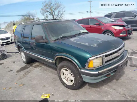 1GNDT13W4V2151277 — 1997 Chevrolet Blazer, Естественный износ, фото до ремонта