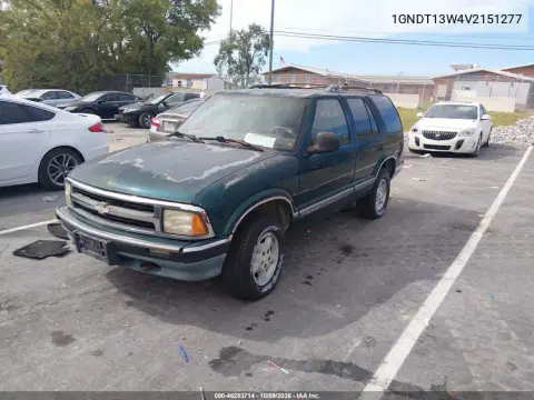 1997 Chevrolet Blazer Ls VIN 1GNDT13W4V2151277 фото 2