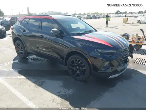 3GNKBBRA6KS700005 — 2019 Chevrolet Blazer, Передний левый, фото до ремонта