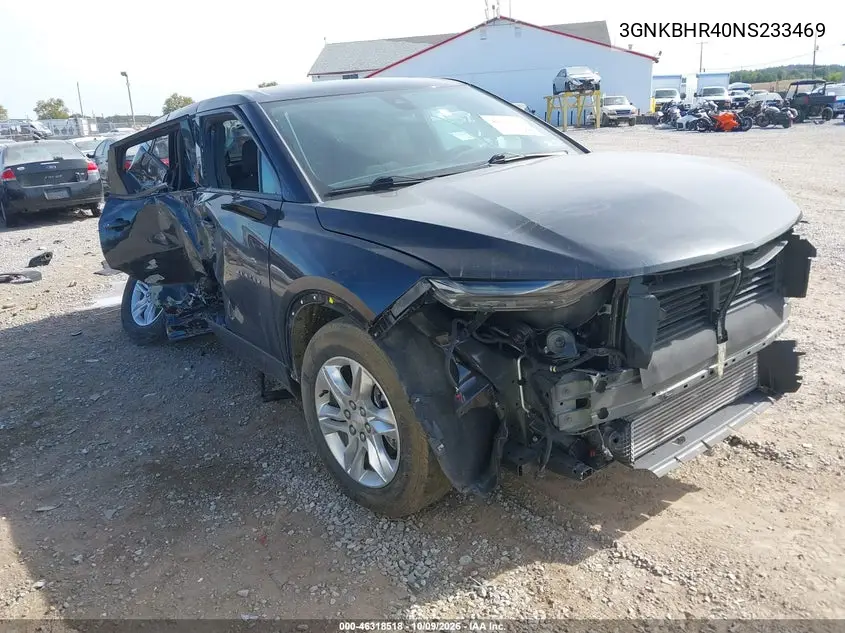 2022 Chevrolet Blazer Awd 2Lt VIN 3GNKBHR40NS233469 фото 2