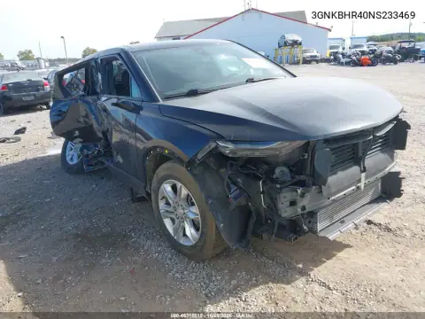 3GNKBHR40NS233469 — 2022 Chevrolet Blazer, Повреждения со всех сторон, фото до ремонта