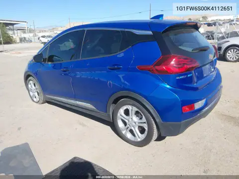 2019 Chevrolet Bolt Ev Lt VIN 1G1FW6S00K4112651 фото 3