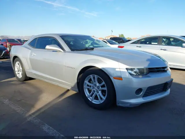 2G1FB1E32F9179548 — 2015 Chevrolet Camaro 2LS, Задняя часть слева (Left Rear), фото до ремонта