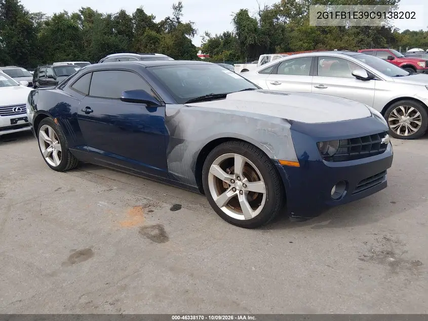 2012 Chevrolet Camaro 1Lt VIN 2G1FB1E39C9138202 фото 2