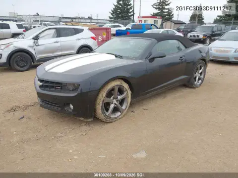 2013 Chevrolet Camaro Lt VIN 2G1FC3D33D9111217 фото 3