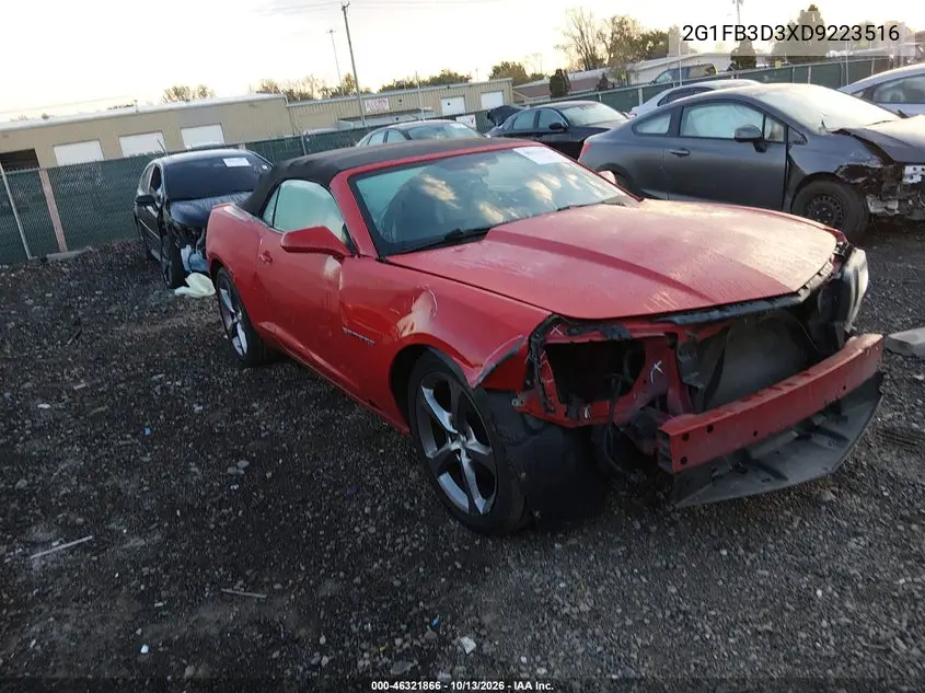 2013 Chevrolet Camaro 1Lt VIN 2G1FB3D3XD9223516 фото 2