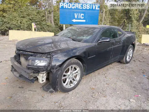2014 Chevrolet Camaro 2Ls VIN 2G1FA1E31E9317937 фото 3